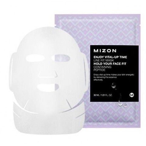 Маска для подтяжки овала лица MIZON  Enjoy Vital-Up Time Line Fit Mask