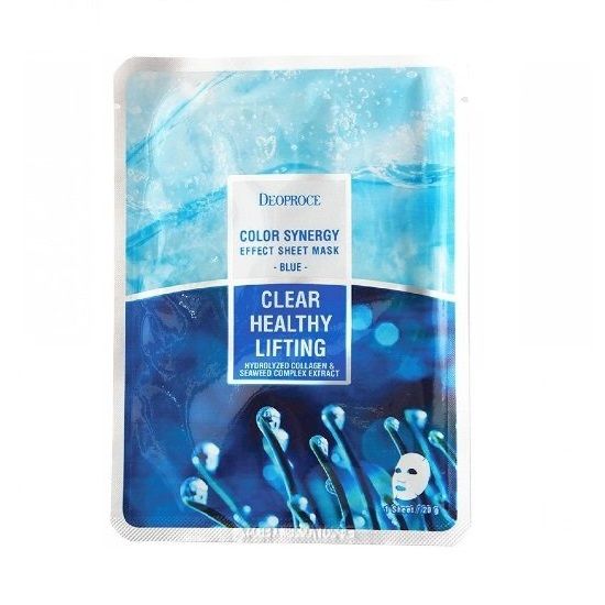 DEOPROCE COLOR SYNERGY EFFECT SHEET MASK Blue_kimmi.jpg